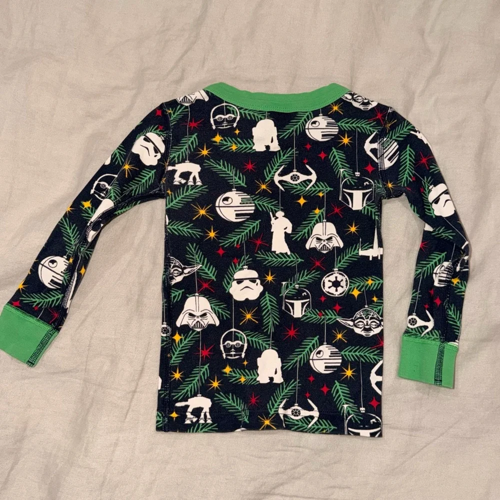 Hanna Andersson Star Wars Holiday Pajama Set Organic Cotton 3T